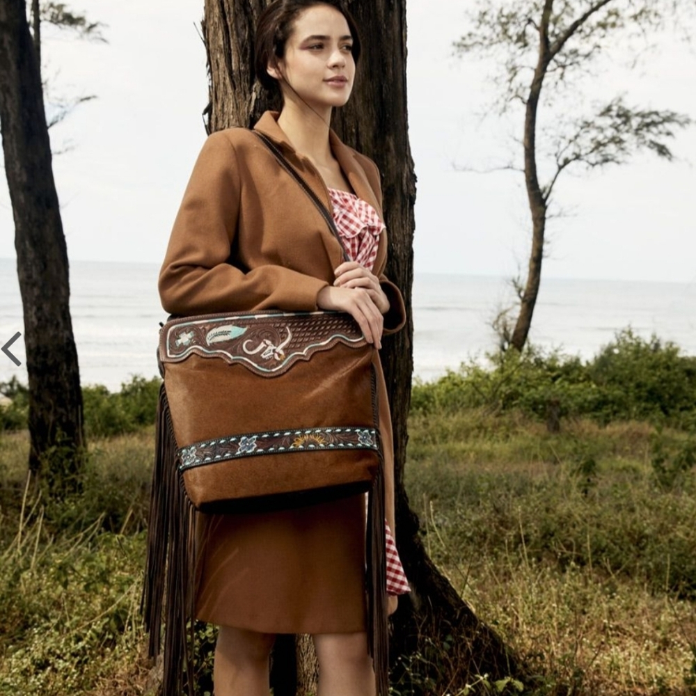 Russet statement Myra bag